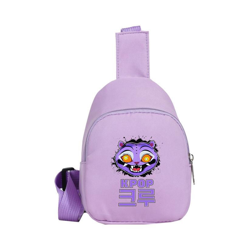 Versatile Messenger Bag Anime Cartoon Cartoon Print Cute Breast Bag Children'S Shoulder Bag