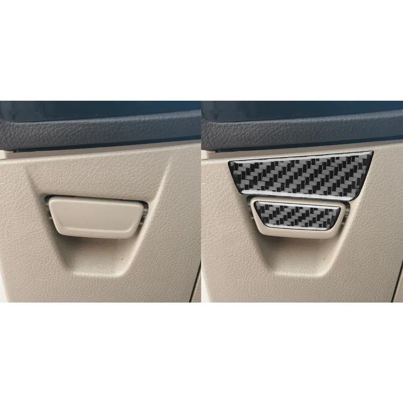 Carbon Fiber Car Accessories Dashboard Driver Storage Panel Modified Interior Trim Cover Sticker For Ford Focus MK3 2012-2018