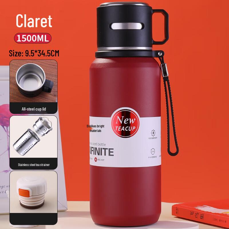 

ZISIZ Портативная спортивная бутылка для воды для улицы 1500ml