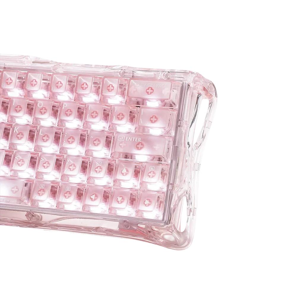 GravaStar - Mercury V60 Crystal Rose Magnetic Keyboard - Crystal Rose Magnetic Gaming Keyboard