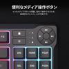 Corsair K55 CORE TKL RGB Gaming-Tastatur RGB Tenkeyless Dedizierte Medientasten Leise und reaktionsschnelle Schalter 300ml Schwarz – 8-Zonen – – – –