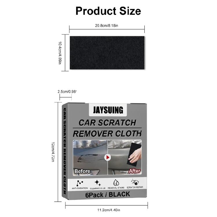 car cares SolutionNano Sparkles Cloths Advanced Nanos Fabric Scratches Remover Cloth To Eliminate Light Scratches & Spots