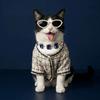 Double Layer Pet Pearl Collar Adjustable Luxury Pet Jewelry  Ragdoll Cat