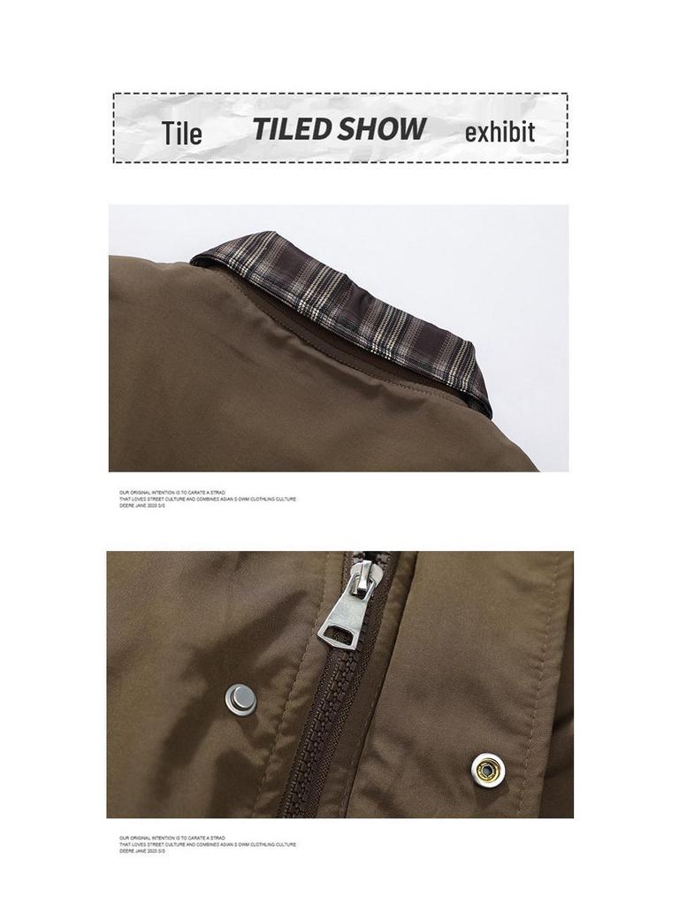 Men's Autumn Winter Thickened Executive Jacket - Old Money Style Warm Cotton Padded Coat