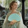 Shell-Shaped Mini Shell Fan Bamboo Frame Retro Handheld  Fan Summer Cooling Fan  Home Decoration