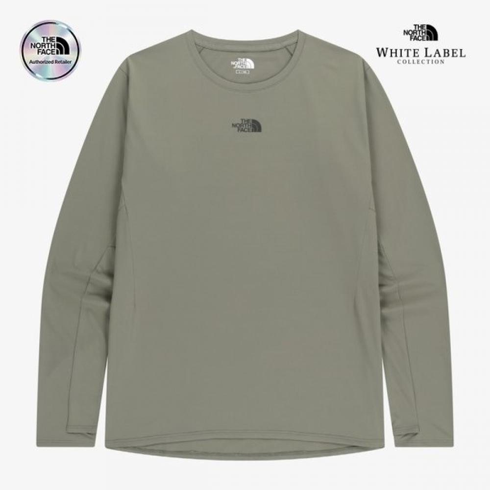The North Face Step Up Long Sleeve Round Tee White Lkh 90