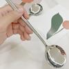 Stainless Steel Spoon, Household Rice Spoon, Coffee Spoon, High-Value Long-Handled Round Spoon, Korean Dessert Spoon, Jingle Spoon