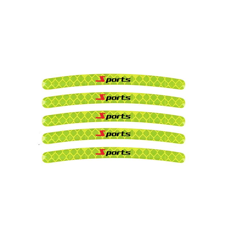 Reflective Wheel Hub Stickers: Luminous, Personalized Motorcycle and Car Decoration