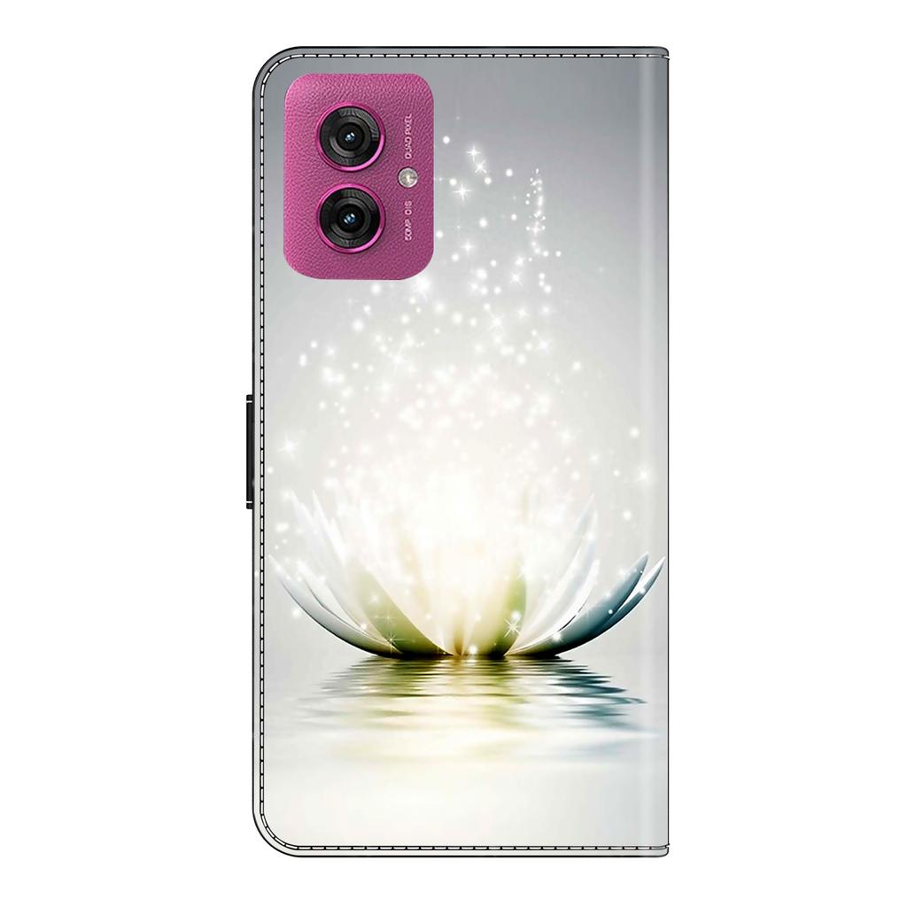 For Motorola Moto G55 5G Case 3D Pattern PU Leather Wallet Phone Cover with Stand