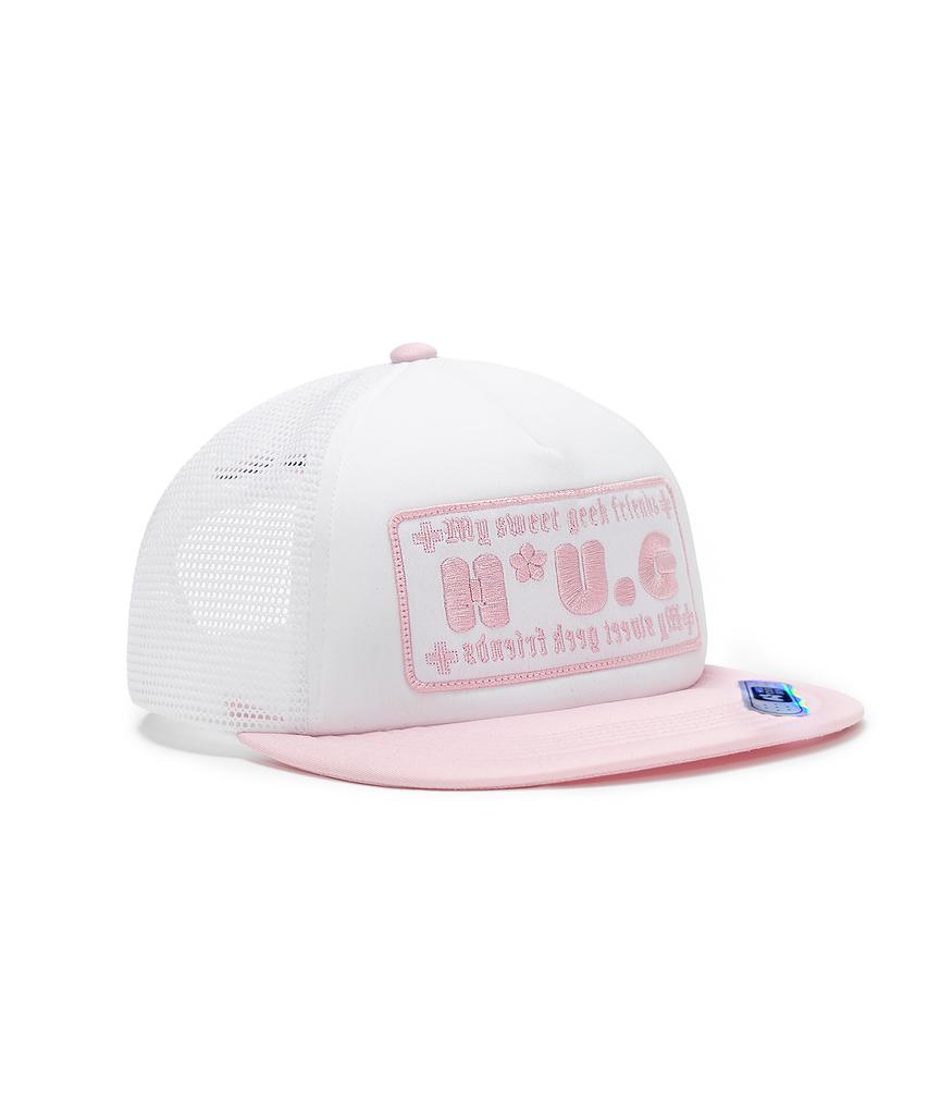 HUG YOUR SKIN Hug Sweet Trucker Cap (Pink)