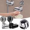 No Drill Showerhead Bracket With Hanger Hooks Adjustable Nozzle Stand  Bathroom Accessories