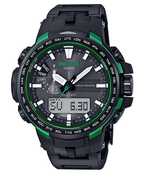 

Casio Men s Stainless Steel 100M Water Resistant Digital Alarm Quartz Watch PRW-6100FC-1 чорний