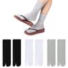 Lot de Taille Unique Convient pour et Sandales [LeTradeJP] Chaussettes à Deux Doigts, Lot de 3 Paires, Coton, Uni, Évacuation de la Transpiration, Séchage Rapide, Unisexe, Toutes, Geta, Zori,