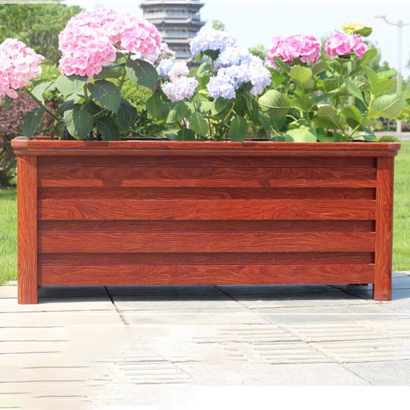 Huawoli Outdoor Rectangular Aluminum Planter Box