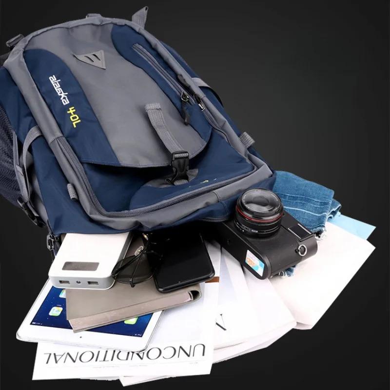 Men's and Women's Shoulder Bag New 40L Outdoor Hiking Bag Sports Bag Leisure Travel Backpack Large Capacity Bag