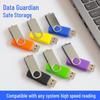 Custom Logo Swivel USB Flash Drive: 4GB, 16GB, 32GB - Ideal for Exhibitions and Creative Promotions.