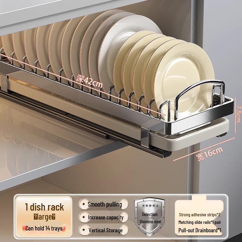 Milin Under-Sink Pull-Out Dish Drying Rack