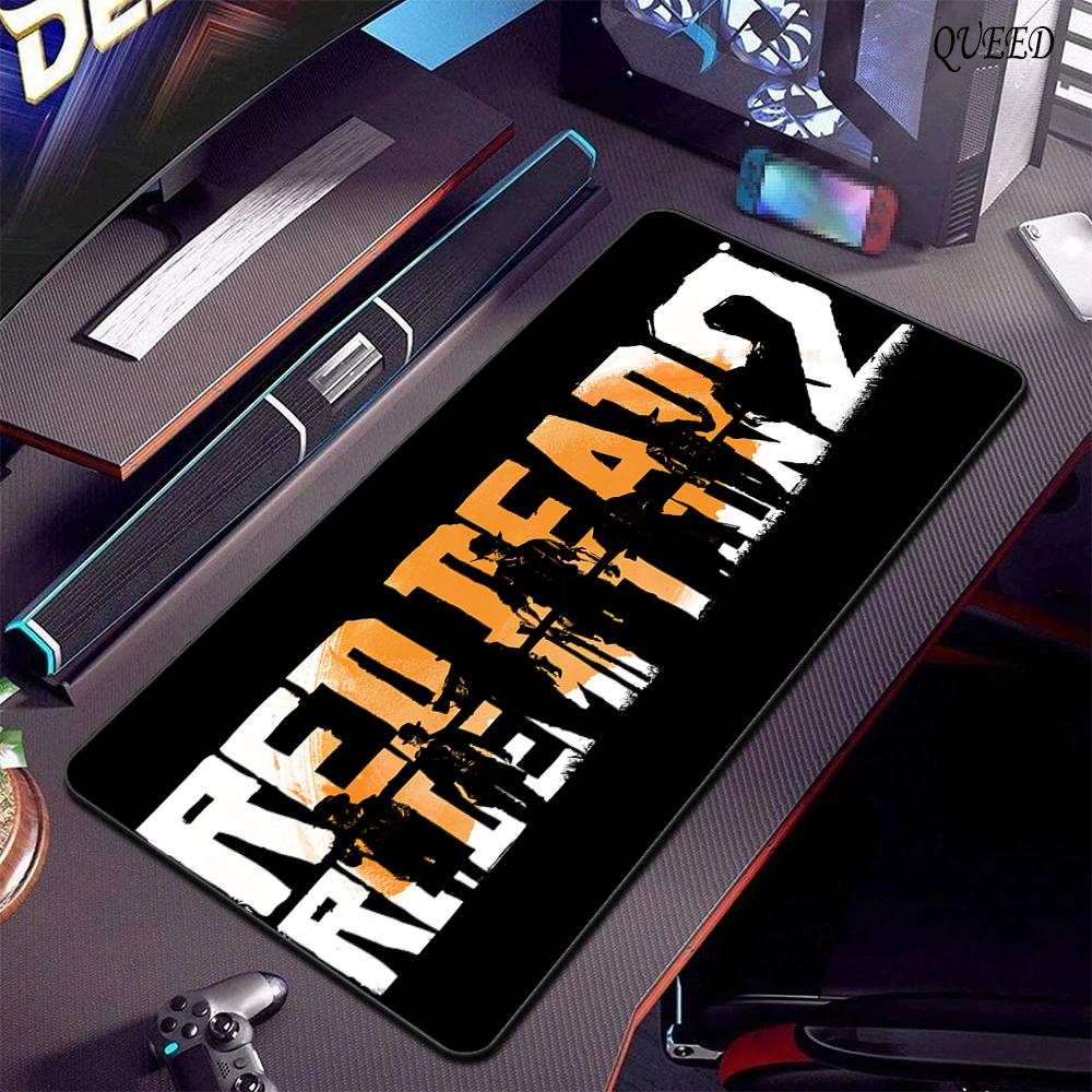 Red Dead Redemption 2 XXL Anime Carino Mousepad Accessori per Computer Tastiera da Gioco Mousepad in Gomma Ragazza Giocatrice PC Tappetino Antiscivolo per Scrivania