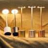Nordic Style Cordless LED Table Lamp Alloy Body Touch Switch 3 Colors Rechargeable Perfect for Home Bar Restaurant Ambian