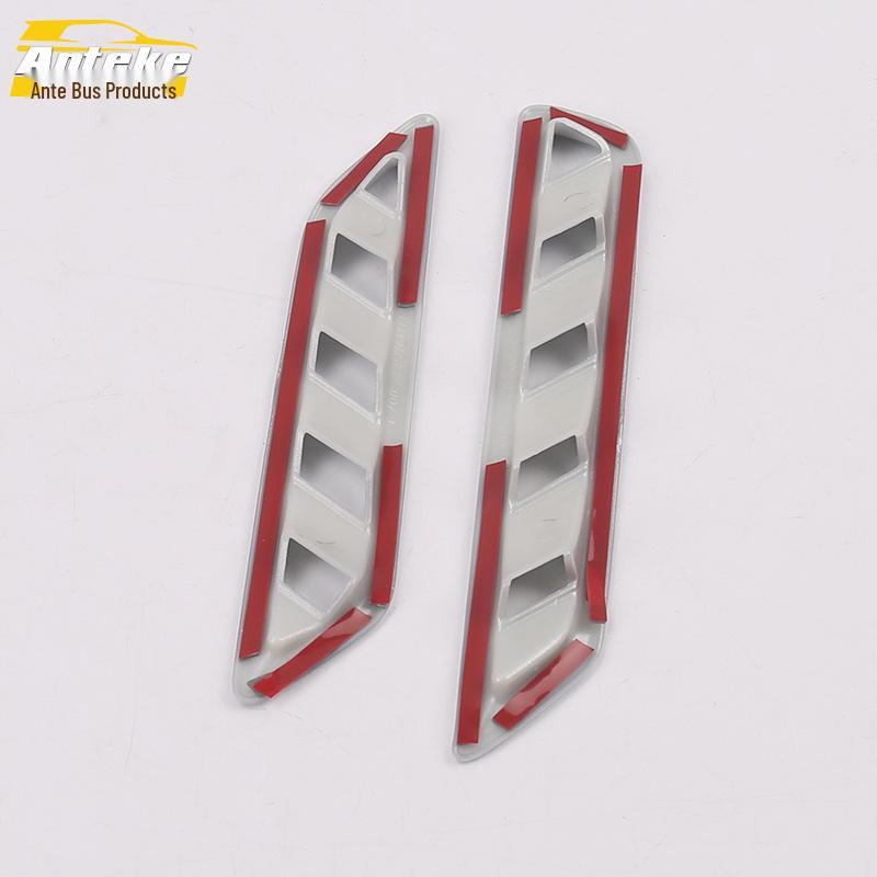 19-Model Sagitar Front Air Vent Decorative Trim - Bright Dashboard AC Outlet Frame