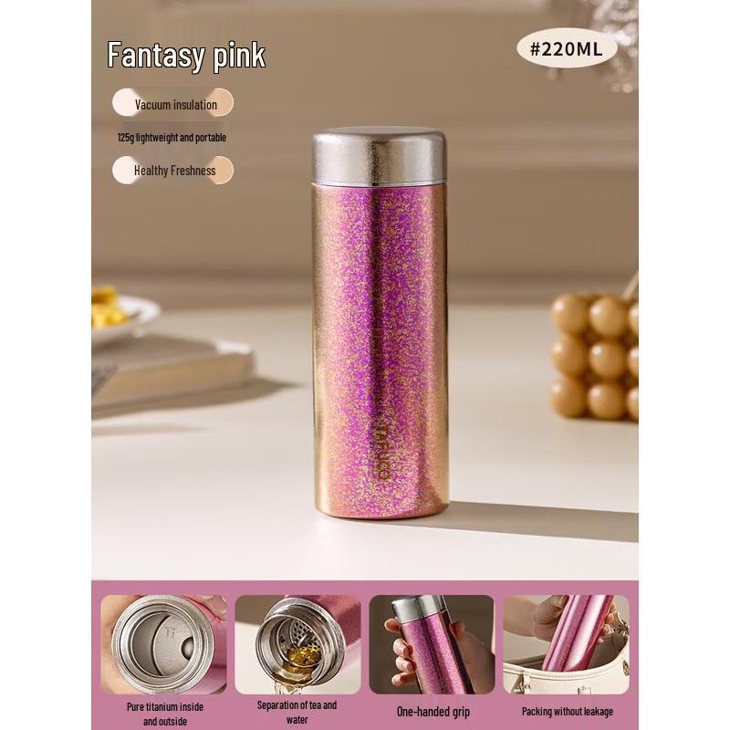 

TAFUCO T6010 Titanium Lid Insulated Tea Tumbler
