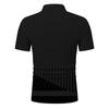 Men's Casual Color Printed Loose Short Sleeve T-Shirt Po Lo Shirt