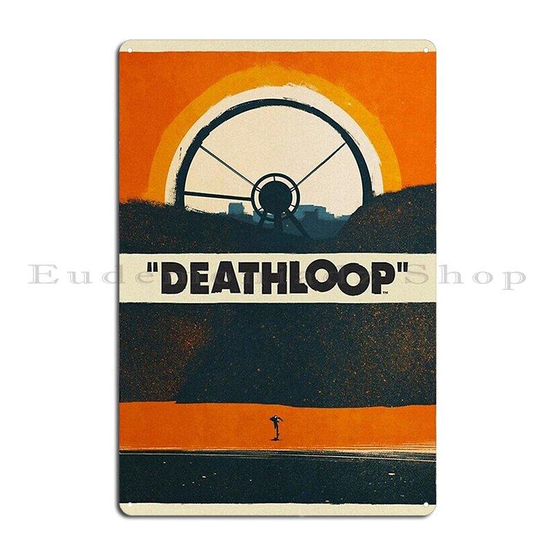 Vintage Deathloop Metal Sign Wall Pub Pub Wall Decor Printing Customized Tin Sign Poster