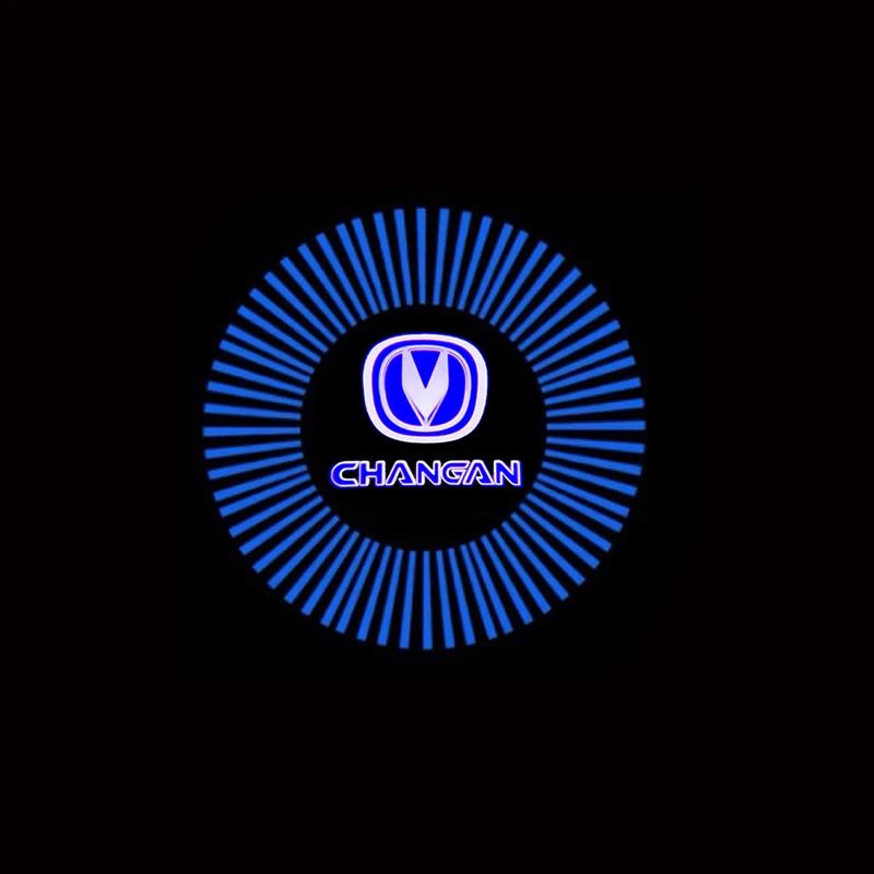 2PCS Led Car Door Laser Projector Light Ghost Shadow Welcome Lamp for Changan Logo CS95 CX70 CS15 CS35 CS75 Auto Accessories