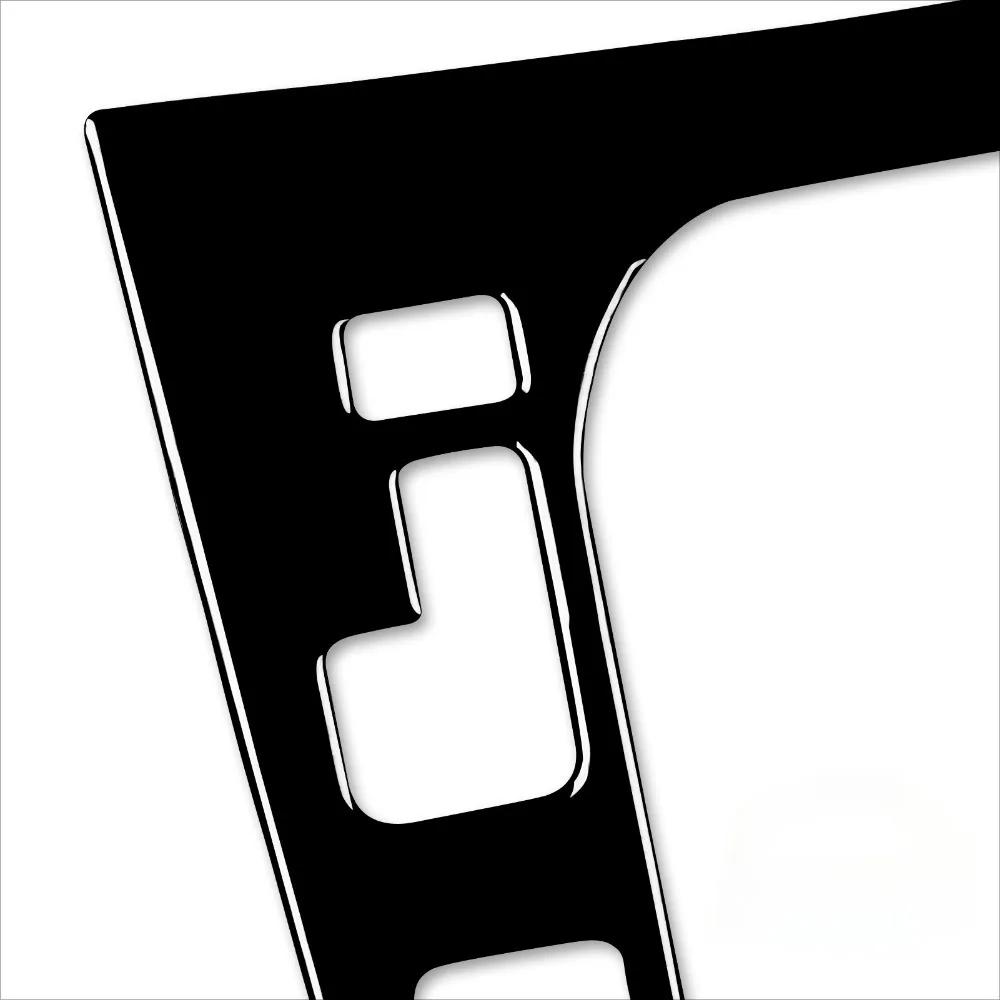 Premium Glossy Piano Black Console Gear Shift Panel Cover Trim for Mazda CX 9 2016 2025 Easy Installation Guaranteed