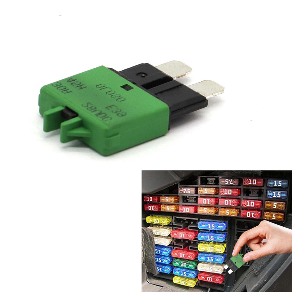 Auto Accessories Reset Fuse Adapter Reset Circuit Breaker Blade Fuse Adapter ATC Circuit Breaker Fuses4