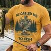 He Called Me To Fish Christian T-Shirt, Bass Fishing Outdoors Graphic Tee