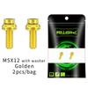 2pcs Screw Bike Bottle Holder Screw Titanium Zinc Zinc Alloy Bicycle Water Bottle Fixed Screws  Water Holder