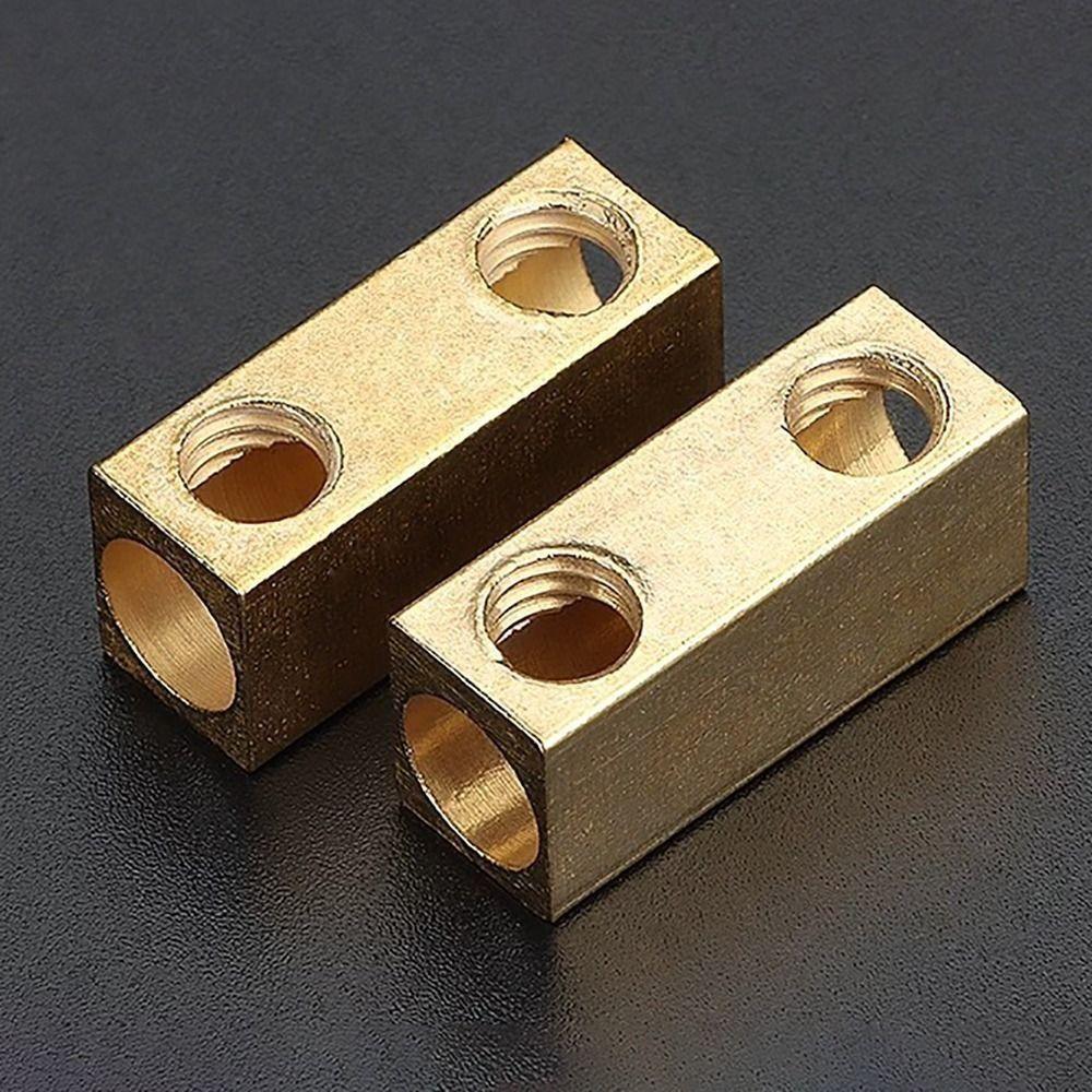 High Current High Power Splitter With Heat Shrink Tubing Wire Connector Terminal Blocks