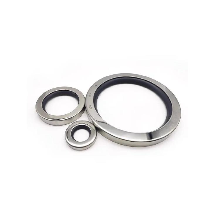 Stainless Steel PTFE Skeleton Oil Seal High Temperature and High Speed Rotary Shaft Seal Air Compressor Inner Diameter 8-35mm