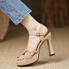 Fashion Aphixta Summer Hot Sale Platform High Heels Sandals Sexy Dress Wedding Shoes Women Ankle Strap Peep Toe High Heel Sandals