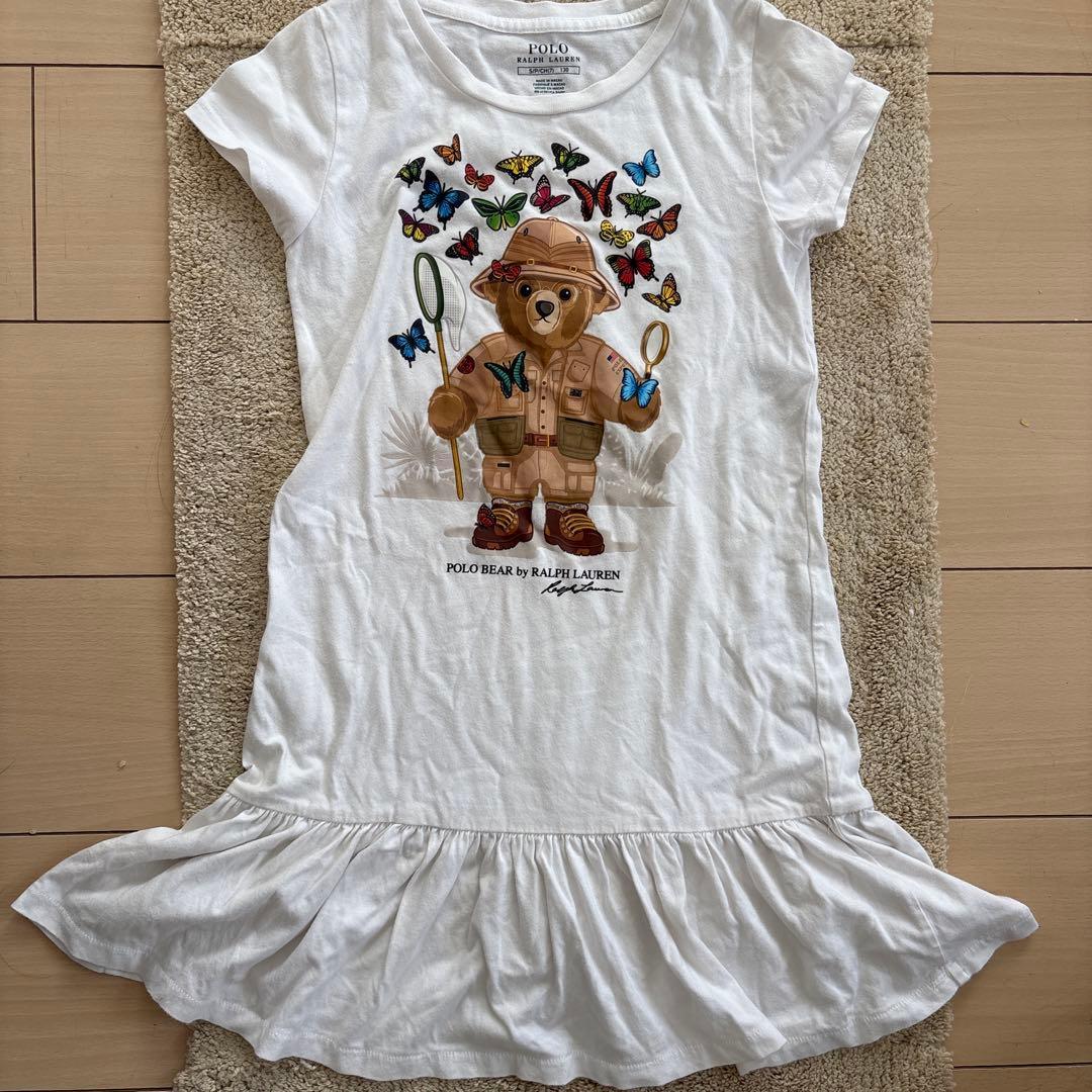 Used Ralph Lauren Dress Polo Bear 130cm