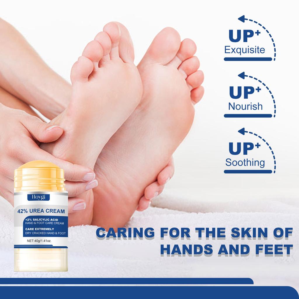 HOYGI Hand and Foot Care Stick Gentle Moisturizing Smooth Locking Bar for Hands and Feet Portable Hydration