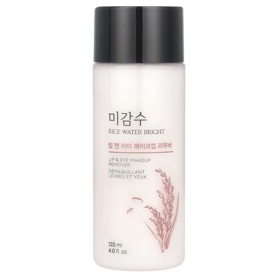 Rice Water Bright, Lip & Eye Makeup Remover, 120Ml(4Fl Oz)
