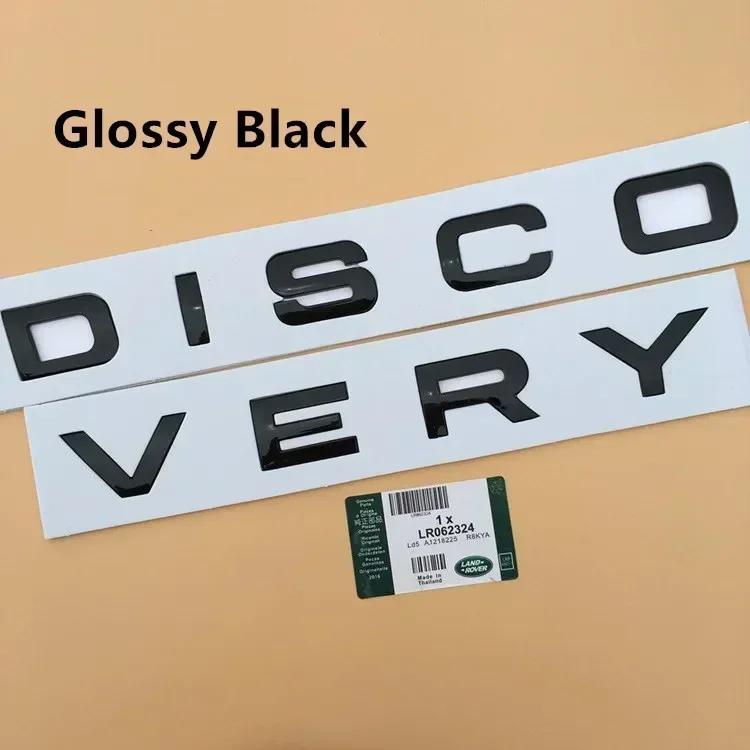 Abs Chrome Car Front Trunk Emblem for Land Rover Discovery 1 2 3 4 5 Auto Label Hood Bonnet Rear Tailgate Sticker Decoration XS1