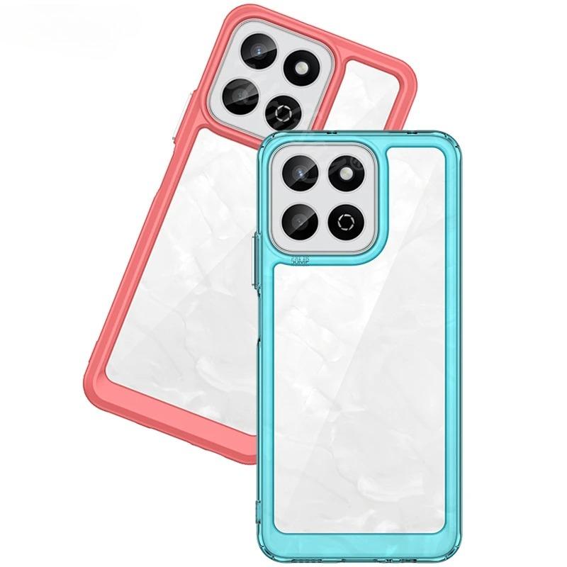 Transparent Case For Honor X7c Case Anti-knock Silicone Colorful Full Back Cover For Honor X7c Case For Honor X7c X7 c 6.77 inch