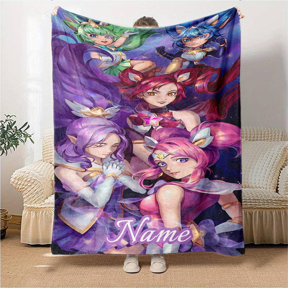 Custom Name "Nighttime Soldier Silhouette" Blanket for Couch & Bed, Plush Cozy Fuzzy Blanket Super Soft & Warm Blankets for Fall and Winter. 0908131
