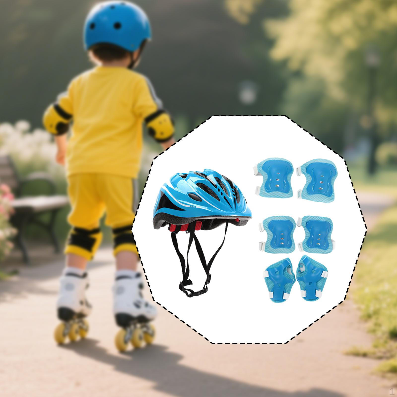 Kids Protective Gear Set Bike Helmet for Skateboarding Bicycling