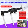 Brake Disc Thickness Depth Gauge Ruler Aluminium Alloy Brake Disc Depth Caliper Compact 0‑60mm Metric For Automobile Part L7R6