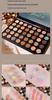 NOVO 40-Color Eyeshadow Palette: Pearlescent, Matte, Glitter, Earth Tones - Ideal for Students & Daily Use.