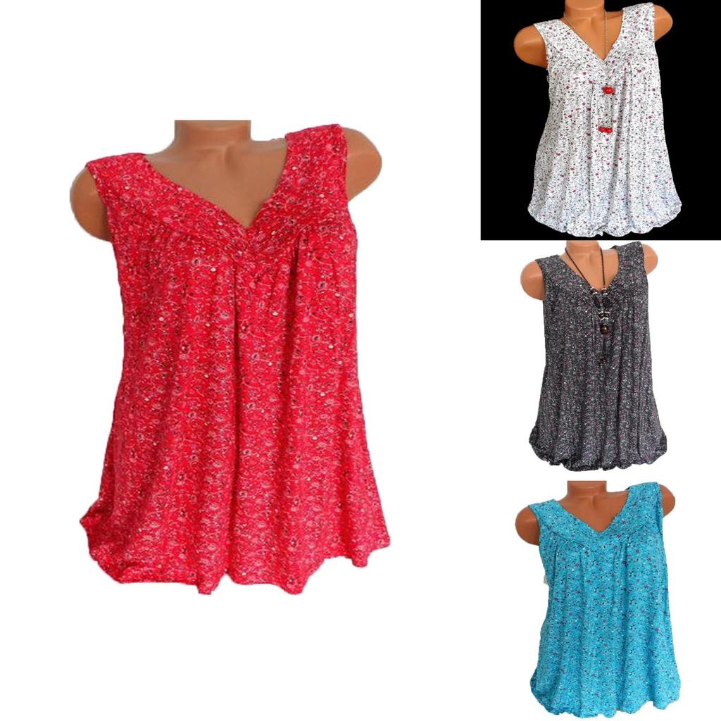 Women's Summer Loose Sleeveless Vest T Shirt Blouse With Elegant Boho Lace Design