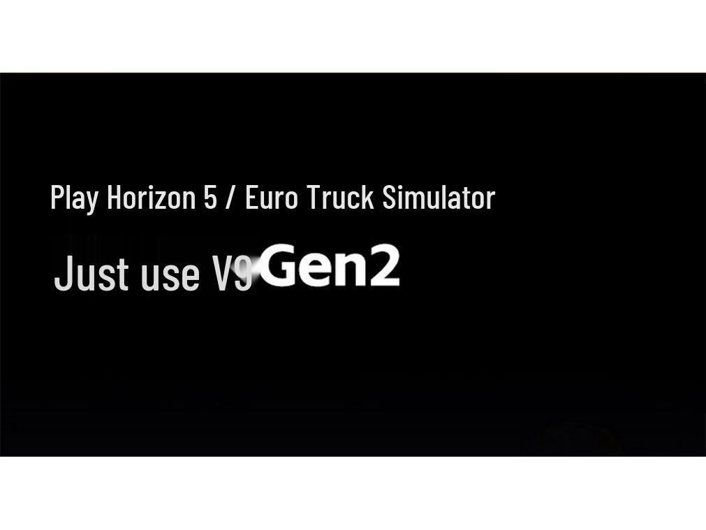 7PXN V9 Gen2 Racing Wheel for PC, PS4, Switch