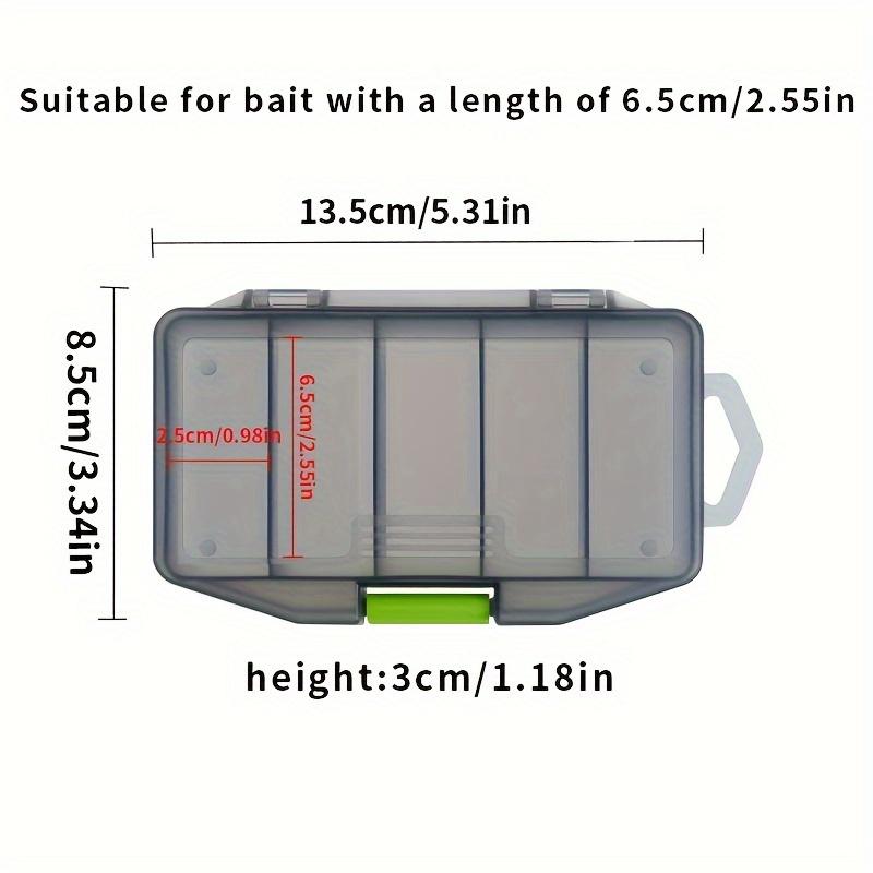 FTK Luya Bait Box Accessory Box Single Layer Single-sided Storage Box Fishing Tackle Box Soft Bait Hard Bait Storage Microfluidic Toolbox Portable
