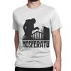 Nosferatu Count Dracula    T Shirt Men Cotton Leisure T-Shirt Crewneck Horror  Tee Shirt Short Sleeve Tops Plus Size