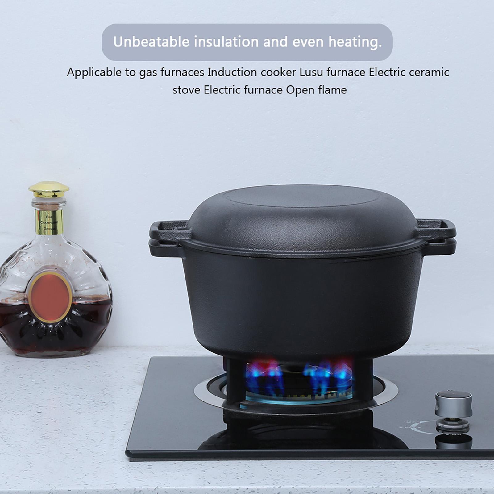 

2 в 1 чугунная двойная голландская духовка Combo Cooker