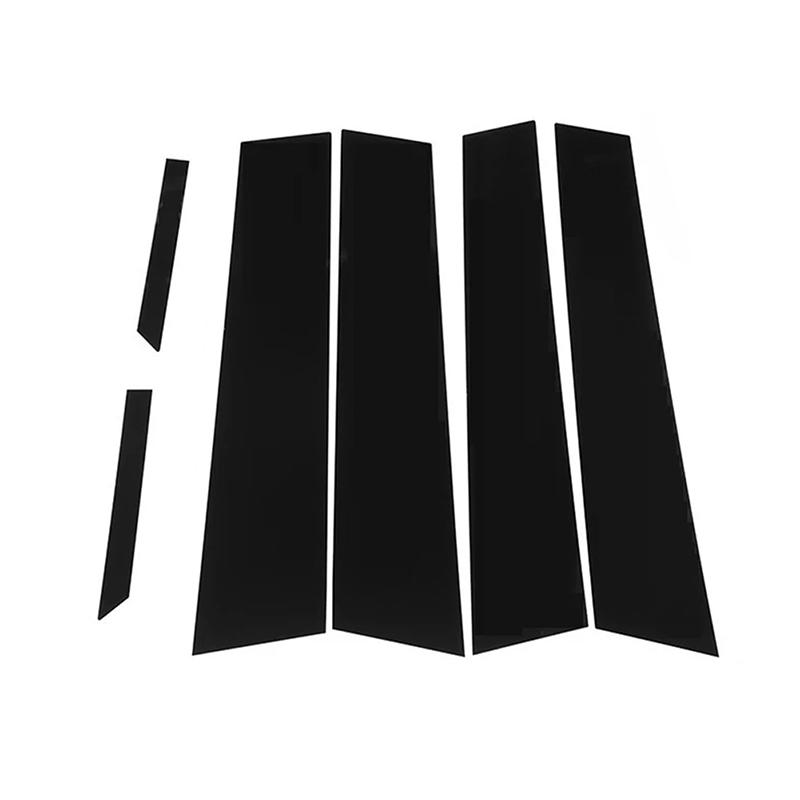 

6 шт. Наклейки-накладки на стойки оконных и дверных стоек для Chrysler 300 2011-2023